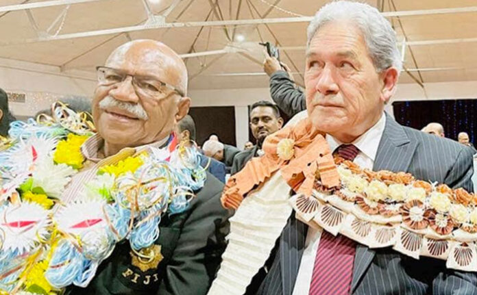 Prime Minister Sitiveni Rabuka is on his first official visit to New Zealand